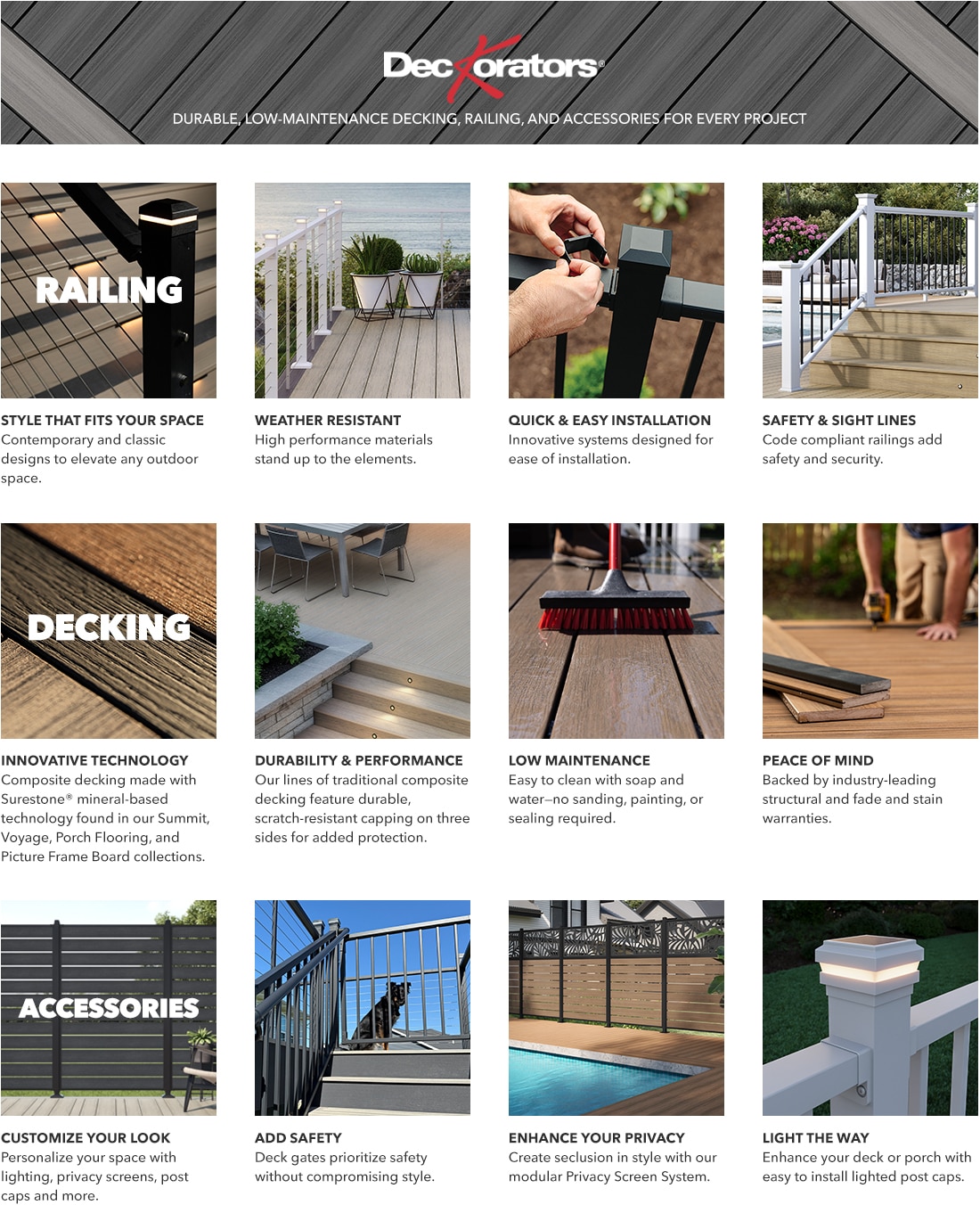 Deckorators Black ADA Hand Rail End Cap 236612 - The Home Depot