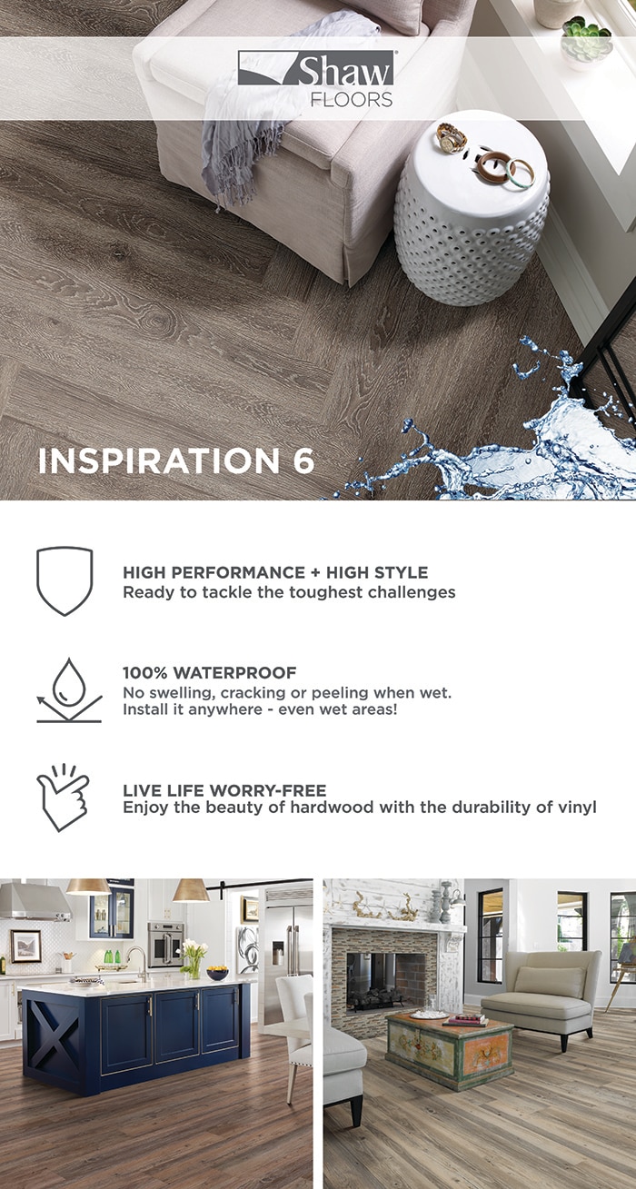 Shaw Floors Inspiration Crandon 6 MIL X 6 In. W X 48 In. Vinyl Plank 53 ...