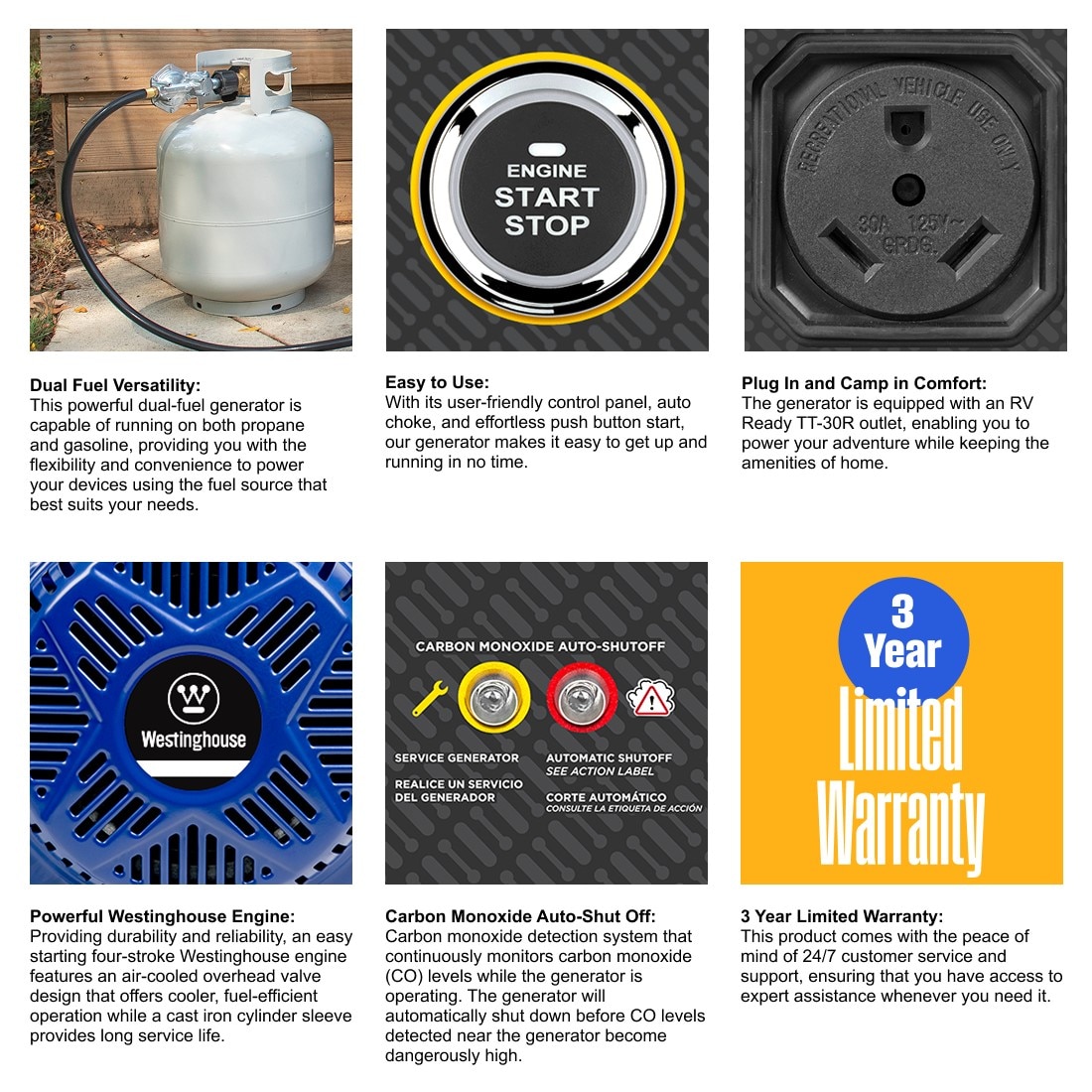Fuel types, refueling, and options for continuous use