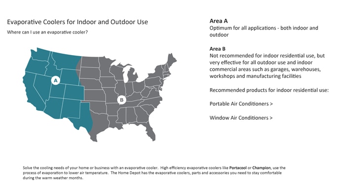 PORTACOOL Cyclone 130 3000 CFM 2-Speed Portable Evaporative Cooler for ...