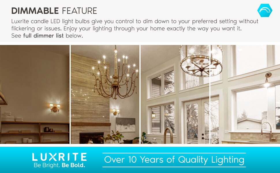 LUXRITE 50-Watt Halogen Equivalent MR16 Dimmable GU10 Base LED Light ...
