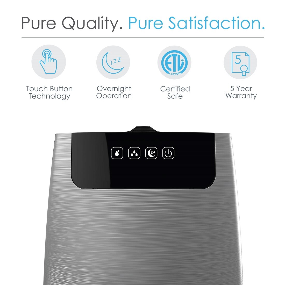Pure Enrichment HumeXL Ultrasonic Cool Mist Humidifier PEHUMEXL - The ...