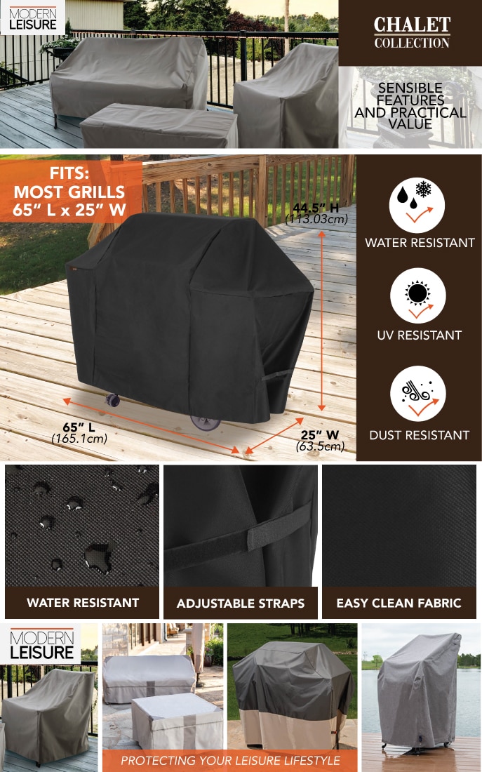 Modern Leisure 2974 Chalet Walk-A-Bout Charcoal Grill Cover