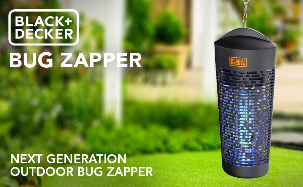 BLACK+DECKER Outdoor Hanging Bug Zapper, Continuous Run, Recommended for  Moths, Flies, Mosquitos, Indoor/Outdoor, Lowe's Exclusive, Electric, Odorless