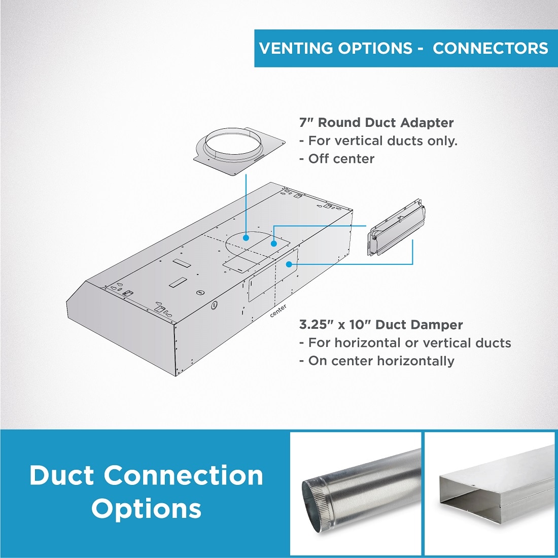 Vissani 36 in. W Under Cabinet Range Hood in Stainless Steel-QR372S