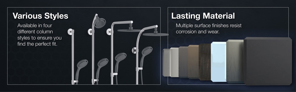 Kohler Colonne de douche Hydrorail -S et Commentaires - Wayfair Canada
