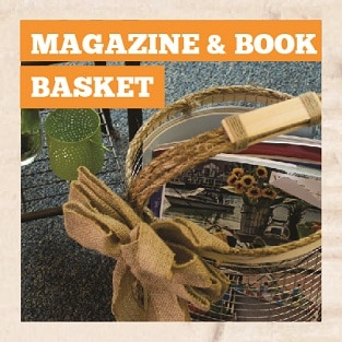 DIY Magazine and Book Basket Manual